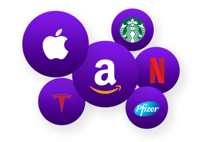 Multiple companies' logos